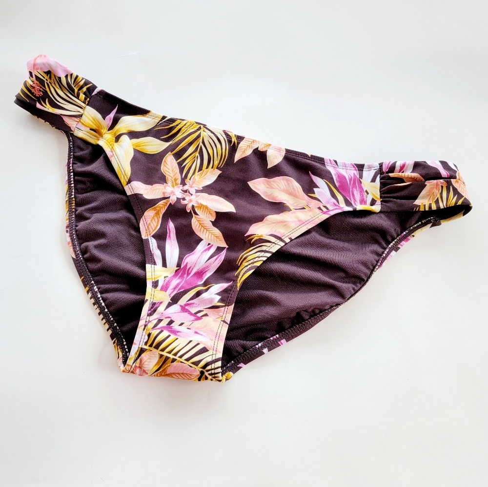 Xhilaration brown floral bikini bottom